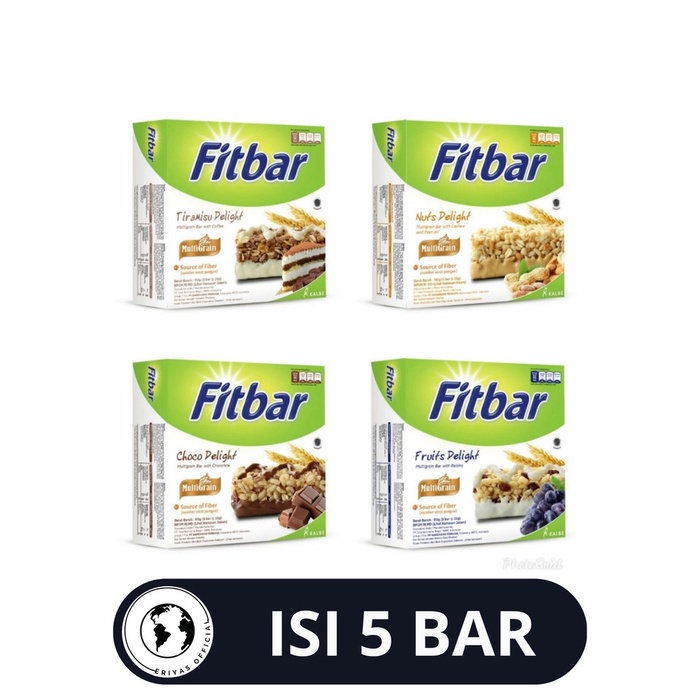 

Fitbar Multigrain 110 Gram isi 5 bar x 22 Gram - Chocho