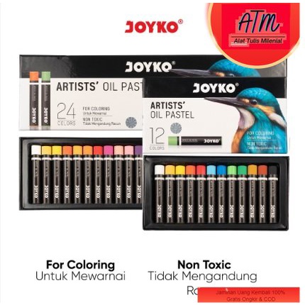 

Artists Oil Pastel Krayon Minyak Joyko OP-ART Warna Colors