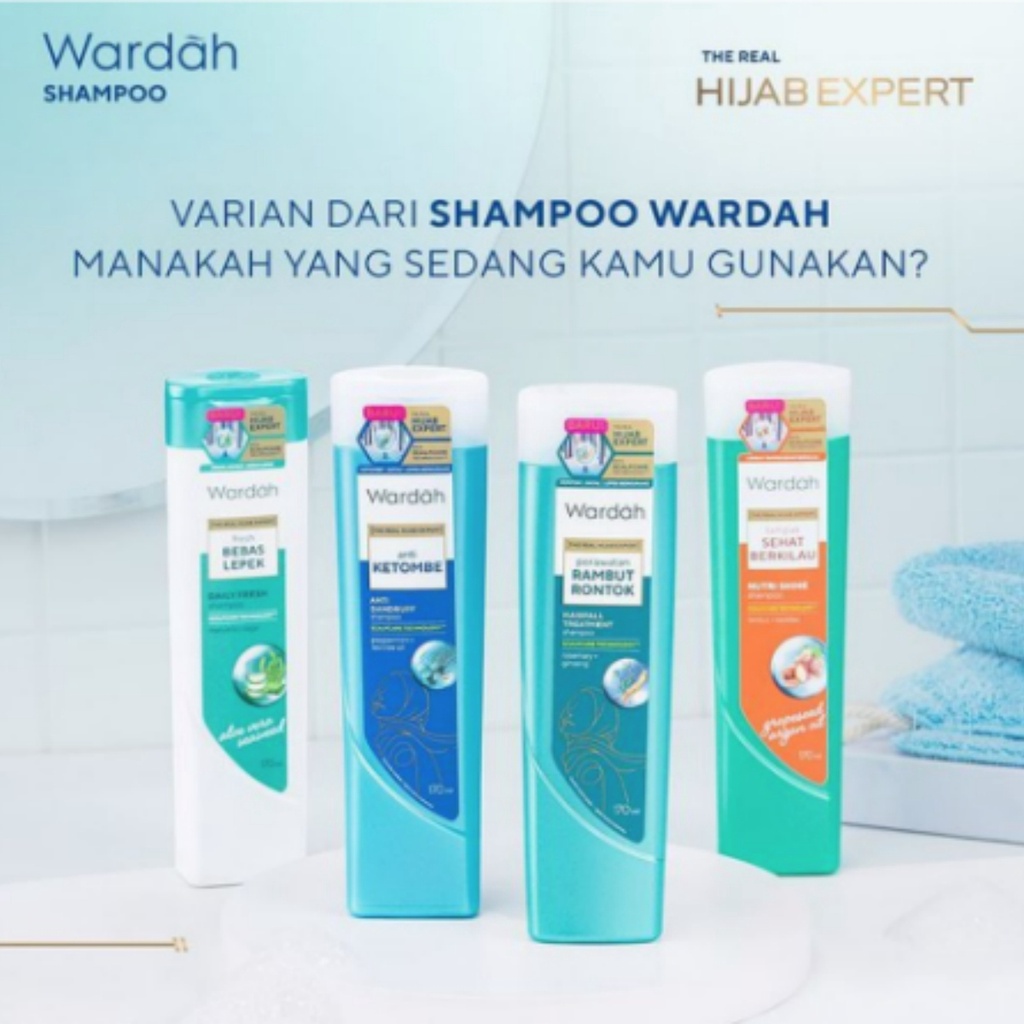 WARDAH Shampoo 170ml - Amaze_Kosmetik