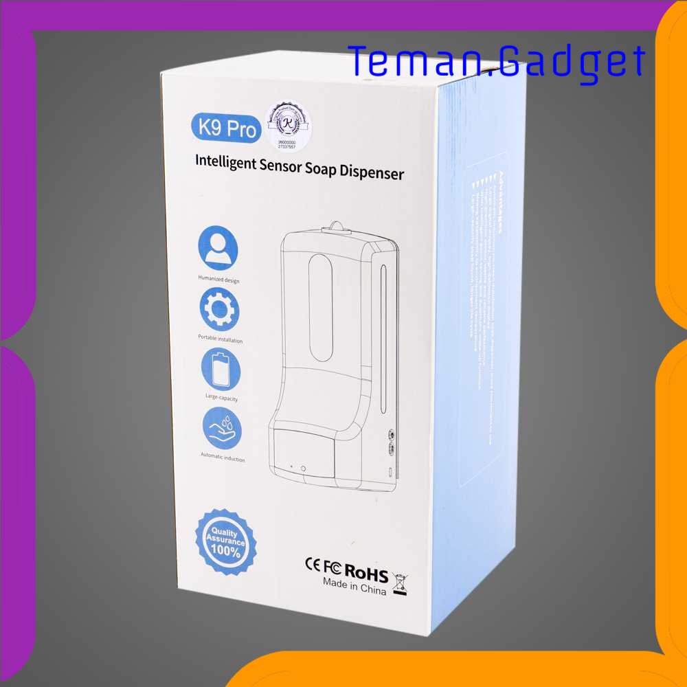 TG - ART MOMO Thermometer Hand Non Contact with Soap Dispenser 1000ml - K9 Pro