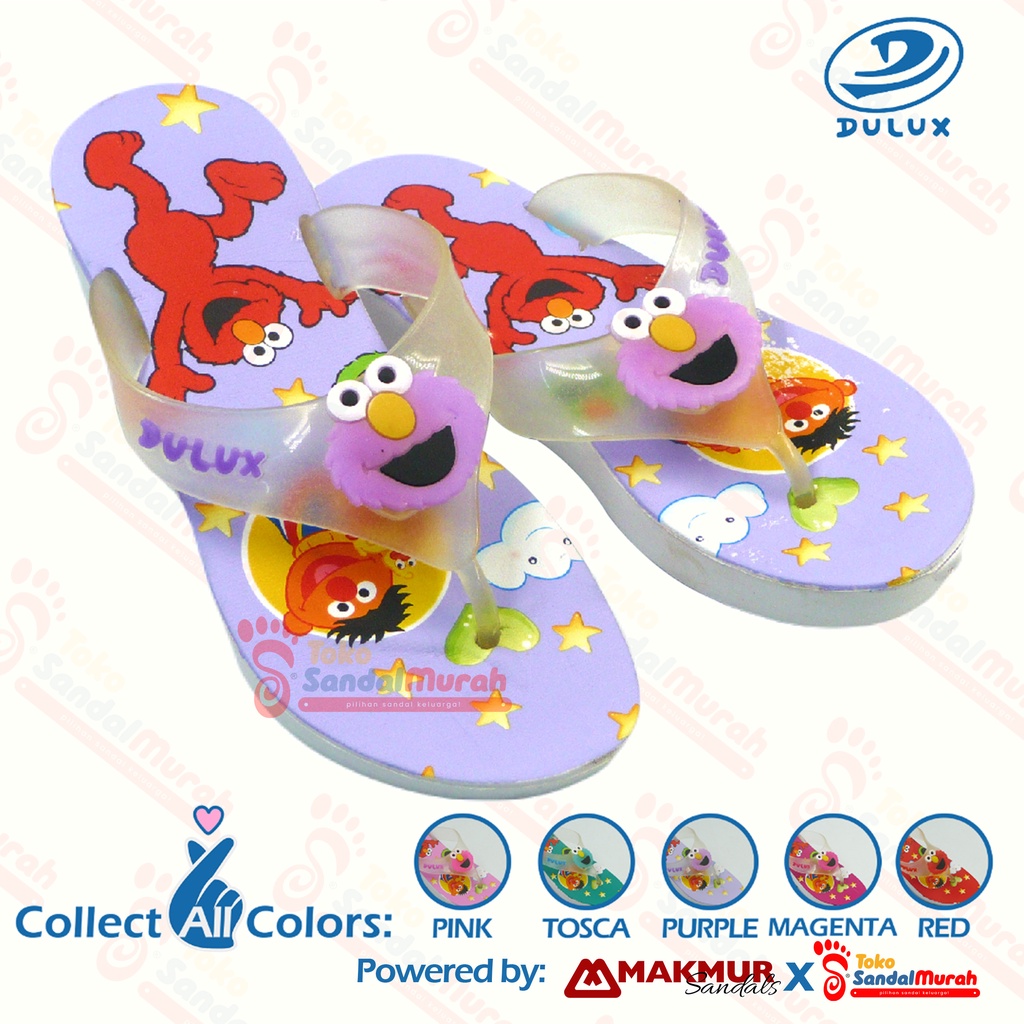 Toko Sendal Murah - Sandal Anak Karakter Menarik Uk 24-29/ Sandal Jepit Bermain/ Sandal Dengan Warna Bervariasi/ Sandal yang Cocok Untuk Aktivitas Luar Ruangan/ [ Toko Sendal Murah M 333 D ]