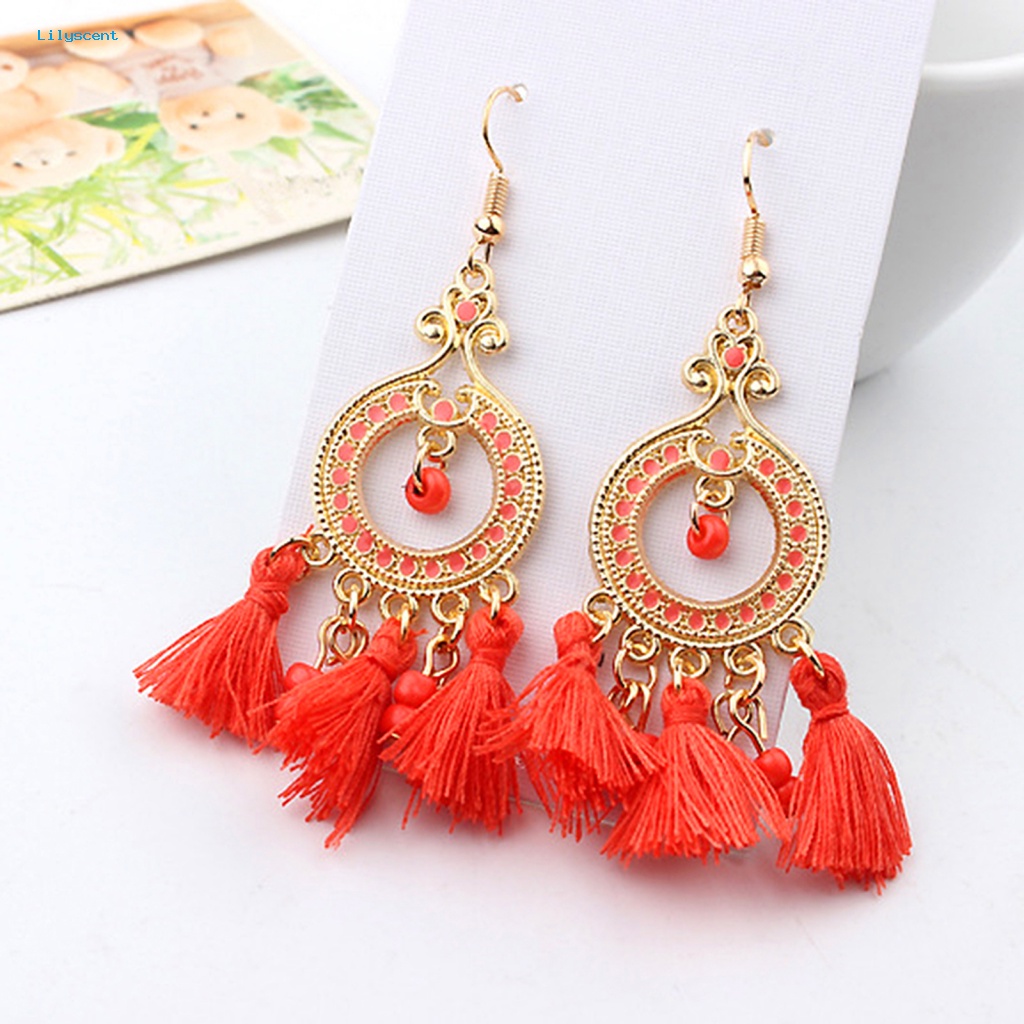 Lilyscent Alloy Women Earrings Untuk Wanita Hias Anting Fashion Tidak Alergi