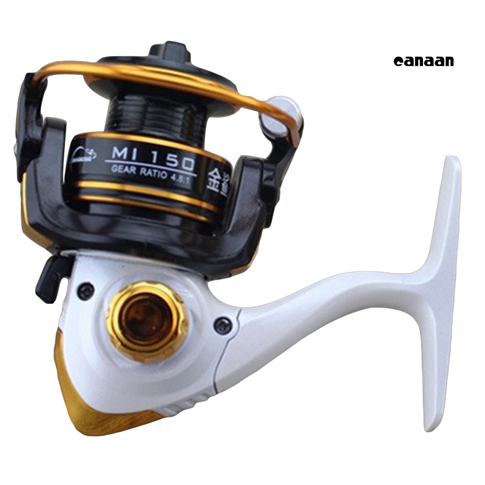 Cnn-mini Gear Ratio 4.8:1 10BB Lengan Lipat Spinning Reel Rock &amp; Lure Fishing Tackle