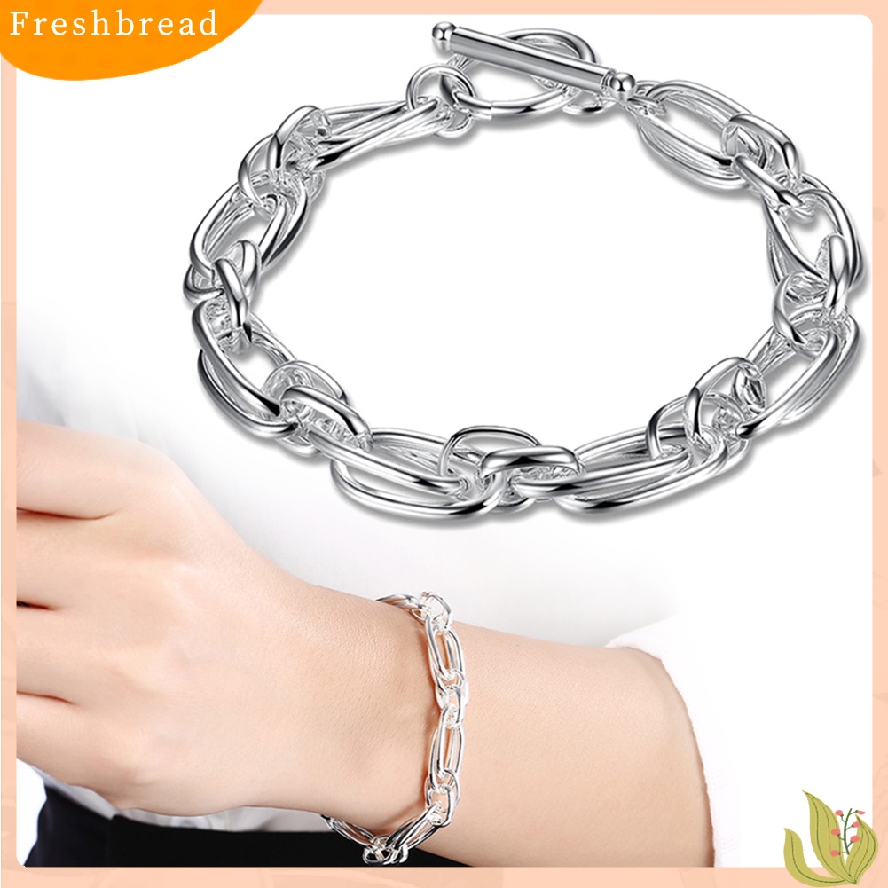 &lt; Freshbread &gt; Wanita Fashion Halus Toggle Clasp Gelang Adjustable Perhiasan Hadiah Ulang Tahun