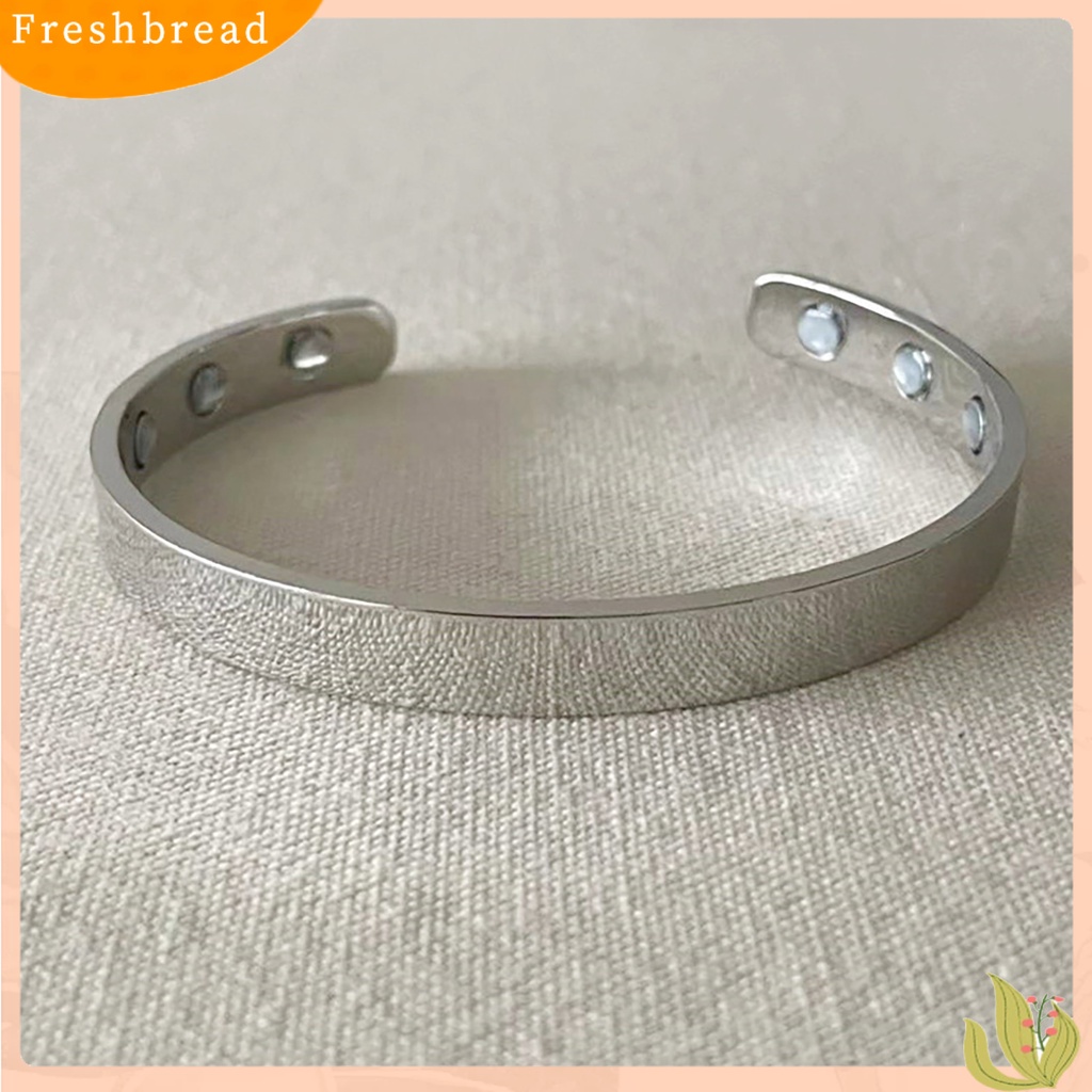 &lt; Freshbread &gt; 1Set ic Terapi Gelang Pengerjaan Halus Adjustable Alloy Hitam Perawatan Kesehatan ic Cincin Hadiah Ulang Tahun