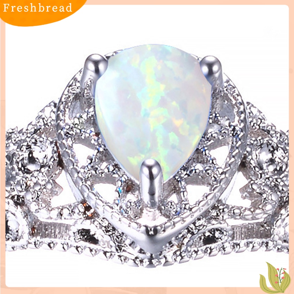 &lt; Freshbread &gt; Cincin Kawin Glitter Kepribadian Hadiah Valentine Warna-Warni Cubic Zirconia Temperamen Bertatahkan Berlian Imitasi Aesthetic Ring Perhiasan Aksesoris