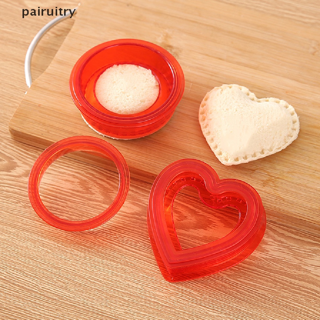 Prt SandWich Cutter and Sealer For Kids Lunch Sandwiches Maker Pembuat Sarapan Cetakan PRT