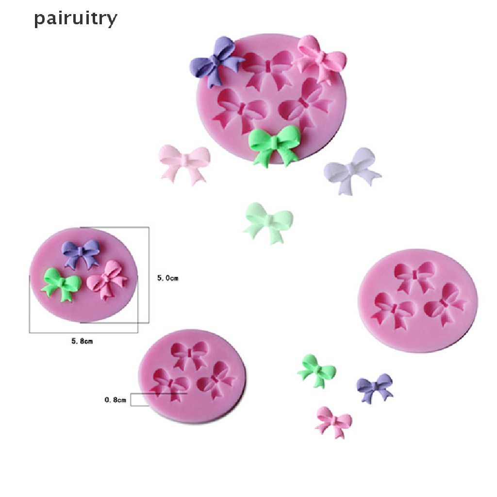 Prt Baru DIY 3D Kue Decorag Ikatan Simpul Berbentuk Fondant Sugar Cake Cetakan Silikon Art Tools PRT