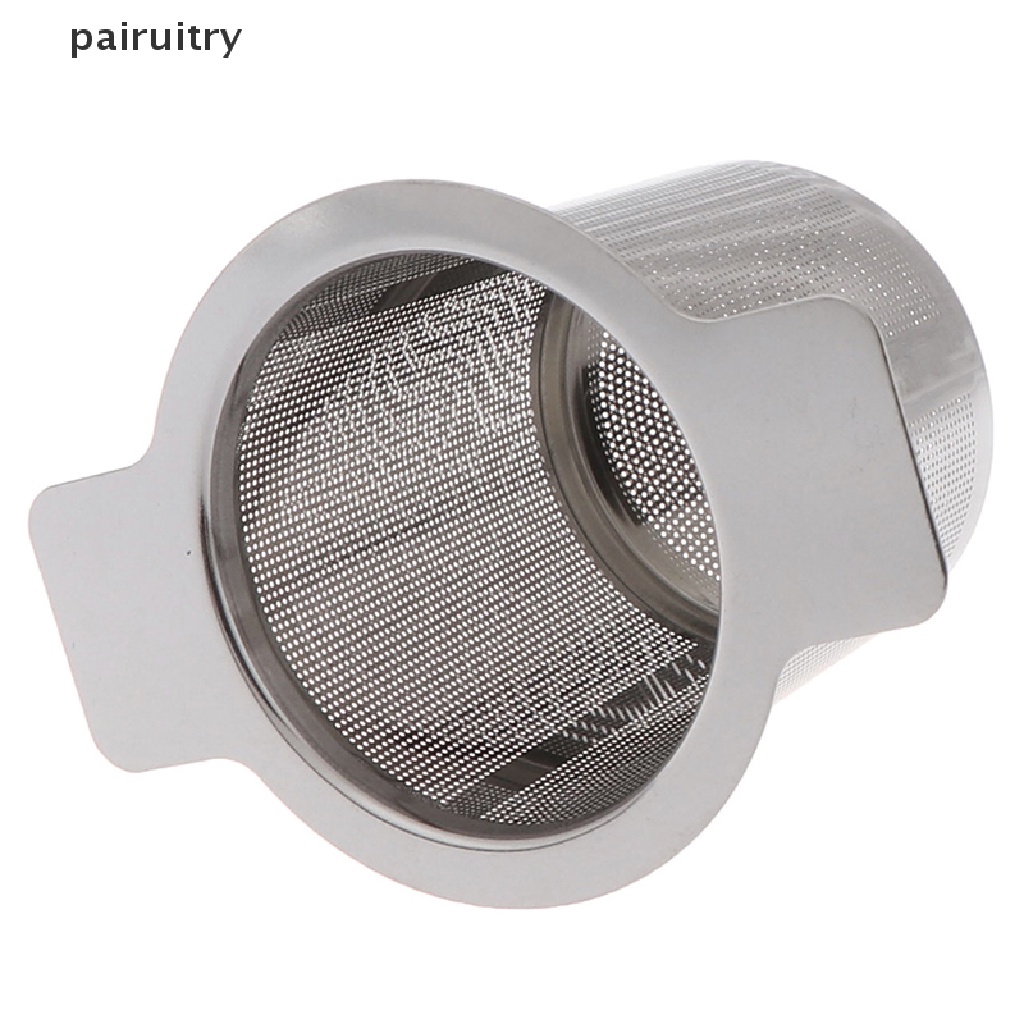 Prt Stainless Steel Mesh Tea Infuser Metal Cup Strainer Saringan Daun Longgar Tanpa Tutup  Prt