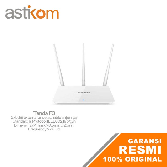 Tenda F3 300Mbps Wireless Easy Setup Router