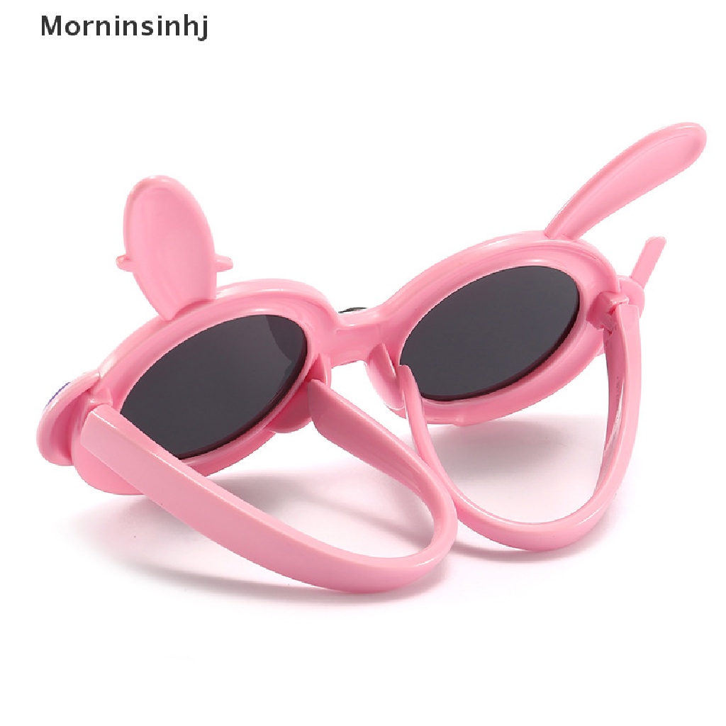 Mornin Kartun Anak Kacamata Hitam Polarized Kelinci Tahun Kacamata Mainan Bayi Lembut Silicone Sunglasses id