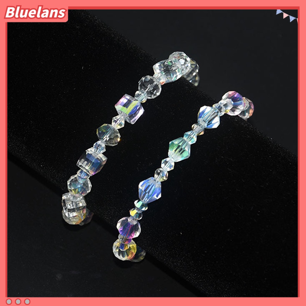 {In Stock} Adjustable Extension Chain Mom Bracelet Buckle Closure Cubic Clear Gelang Kristal Imitasi Menawan Hadiah