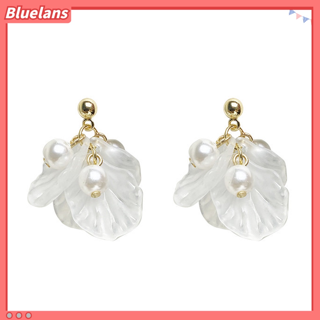 {In Stock} 1pasang Anting Elegan Semua Pertandingan Pengerjaan Halus Shiny Eye-catching Dress Up Bentuk Bunga Aksesoris Fashion Canggih Untuk Kehidupan Sehari-Hari