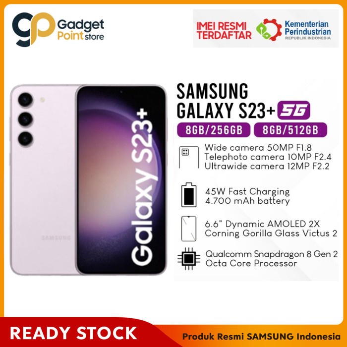 Samsung S23+ S23 Plus 5G 8/256GB | 8/512GB - Garansi SEIN