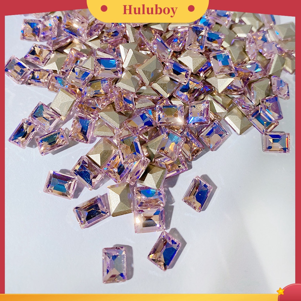 {In Stock} 20Pcs/Pack Kuku Berlian Imitasi Indah Hidup Mengkilap Kreatif Glitter DIY Ringan 3D Kuku Manicure Craft Ornamen Digunakan Di Rumah