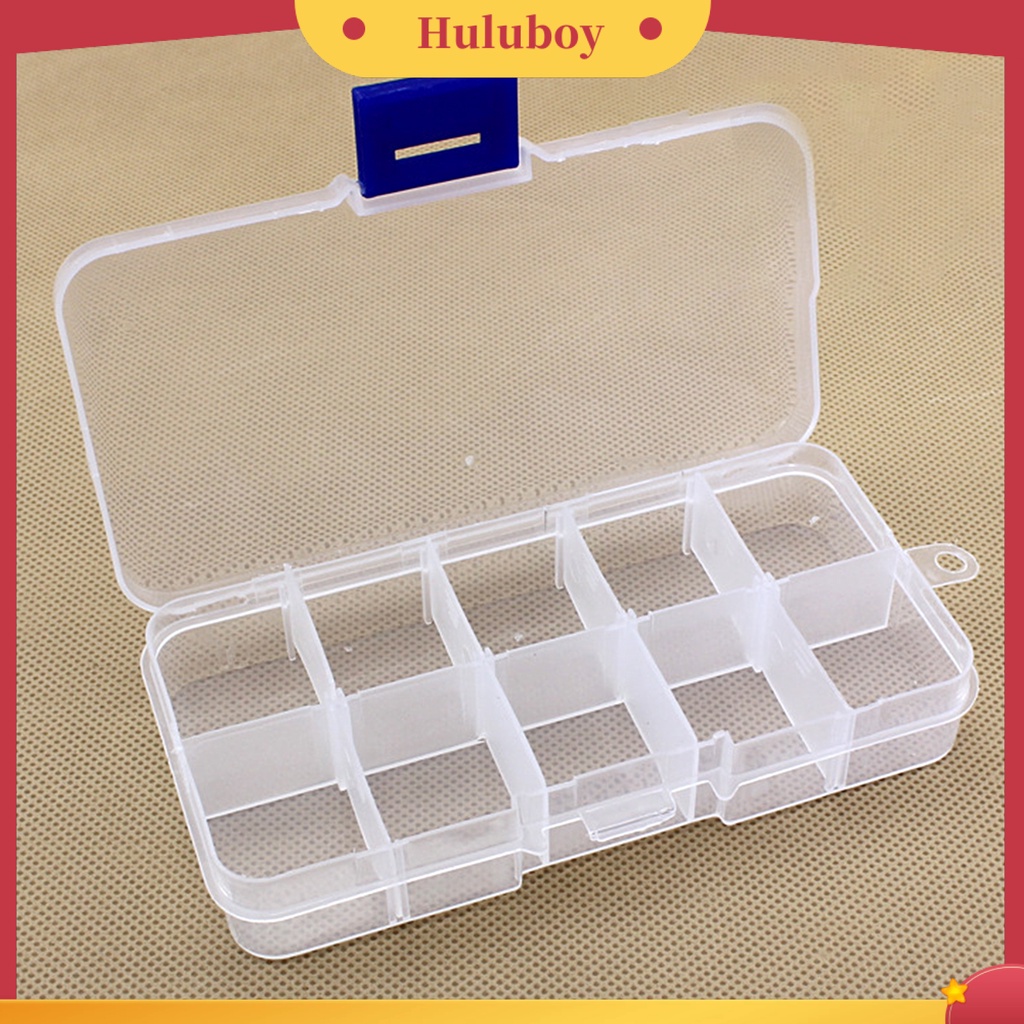 {In Stock} Wadah Penyimpanan Case Tips Nail Art Bahan Plastik Tahan Lama Transparan Untuk Anting