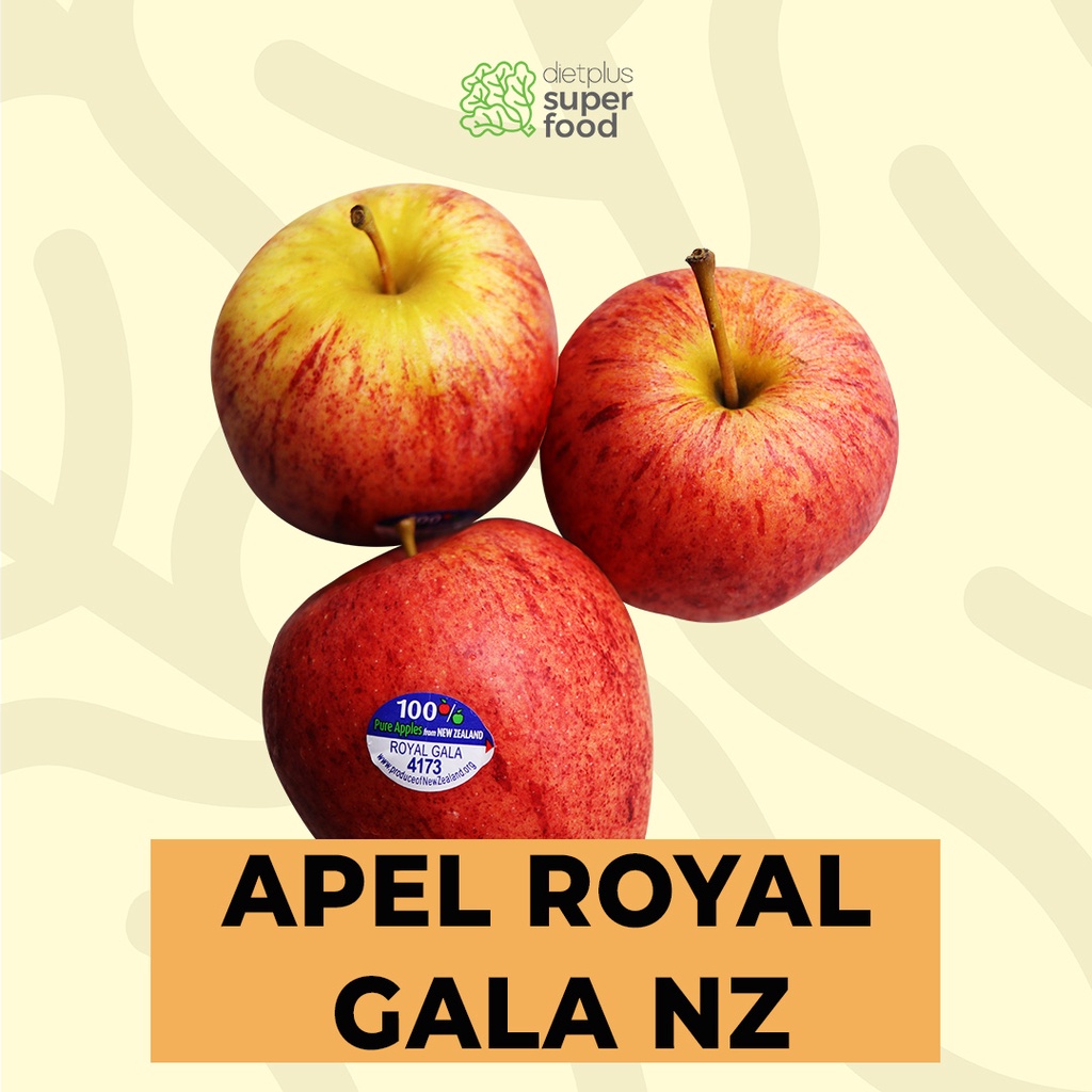 

Apel Royal Gala NZ Manis Segar 900-1000 gr / 0,9-1 kg Dietplus Superfood