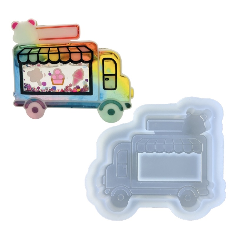 Siy Bear Keranjang Makanan Penutup Ornamen Cetakan Perhiasan Liontin Gantungan Kunci DIY Untuk Dekorasi Gantungan Kunci