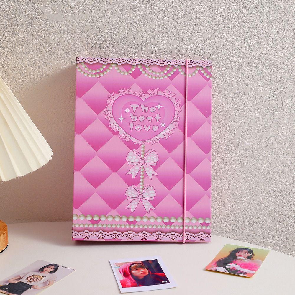 Lanfy Photocard Collect Book Fashion Stationery Jounral Cover Notebook A5 Binder Chasing Stars Card Holder