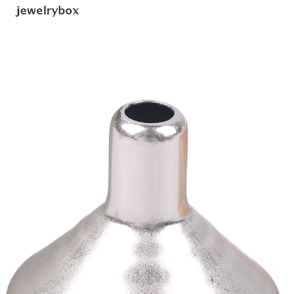 [jewelrybox] 2pcs Funnel Stainless Steel Portable Mini Corong Mulut Panjang Aksesoris Dapur Butik