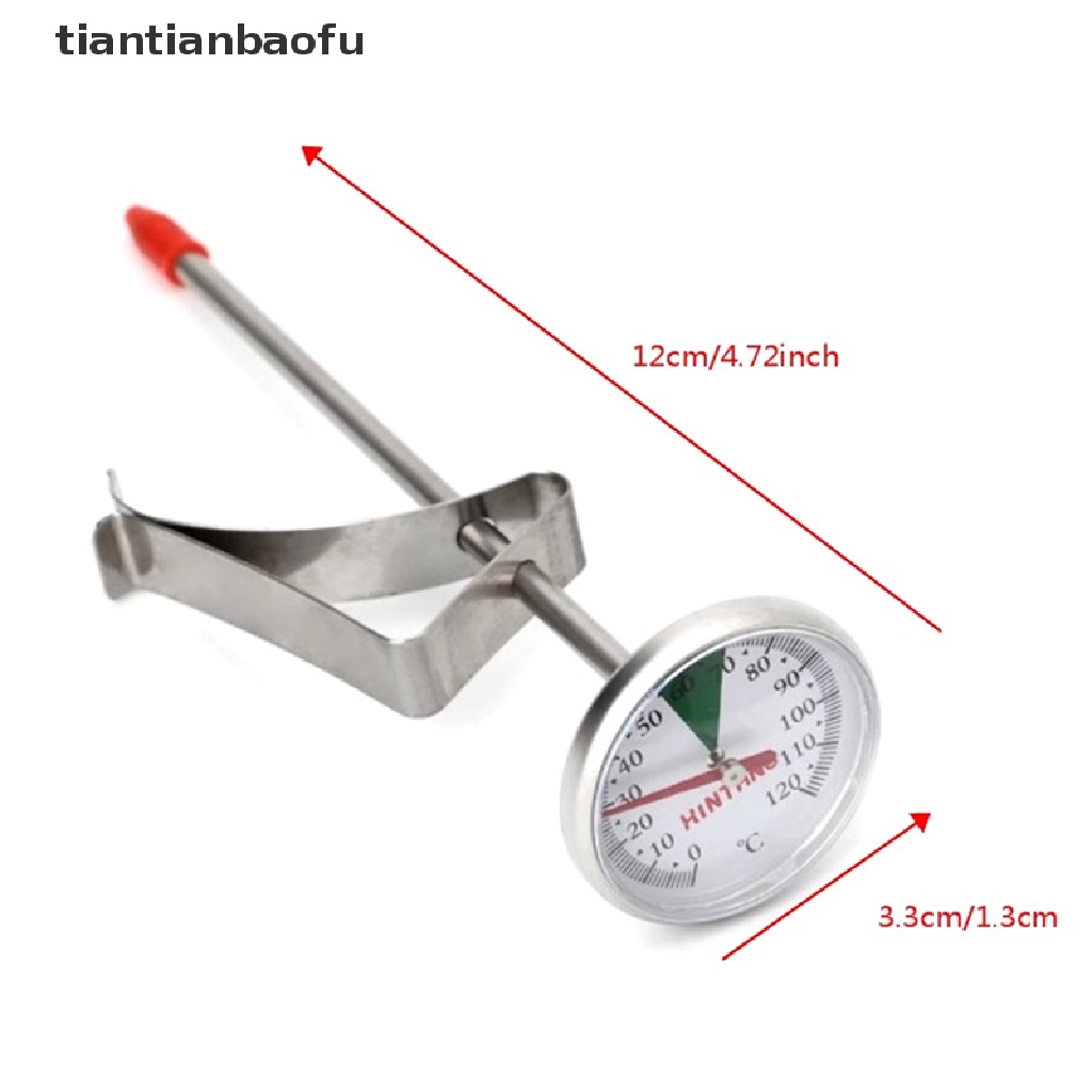 [tiantianbaofu] Baca Instan Stainless Steel Dapur Makanan Masak Susu Kopi Probe Thermomete Boutique