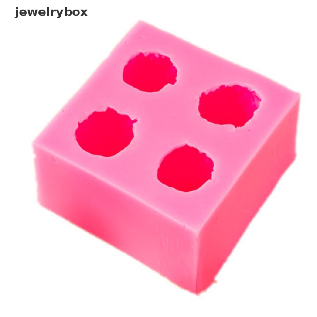 [jewelrybox] Cetakan Fondant Silikon Strawberry Mini 3D Berries Coklat Fondant Candy Mold Butik