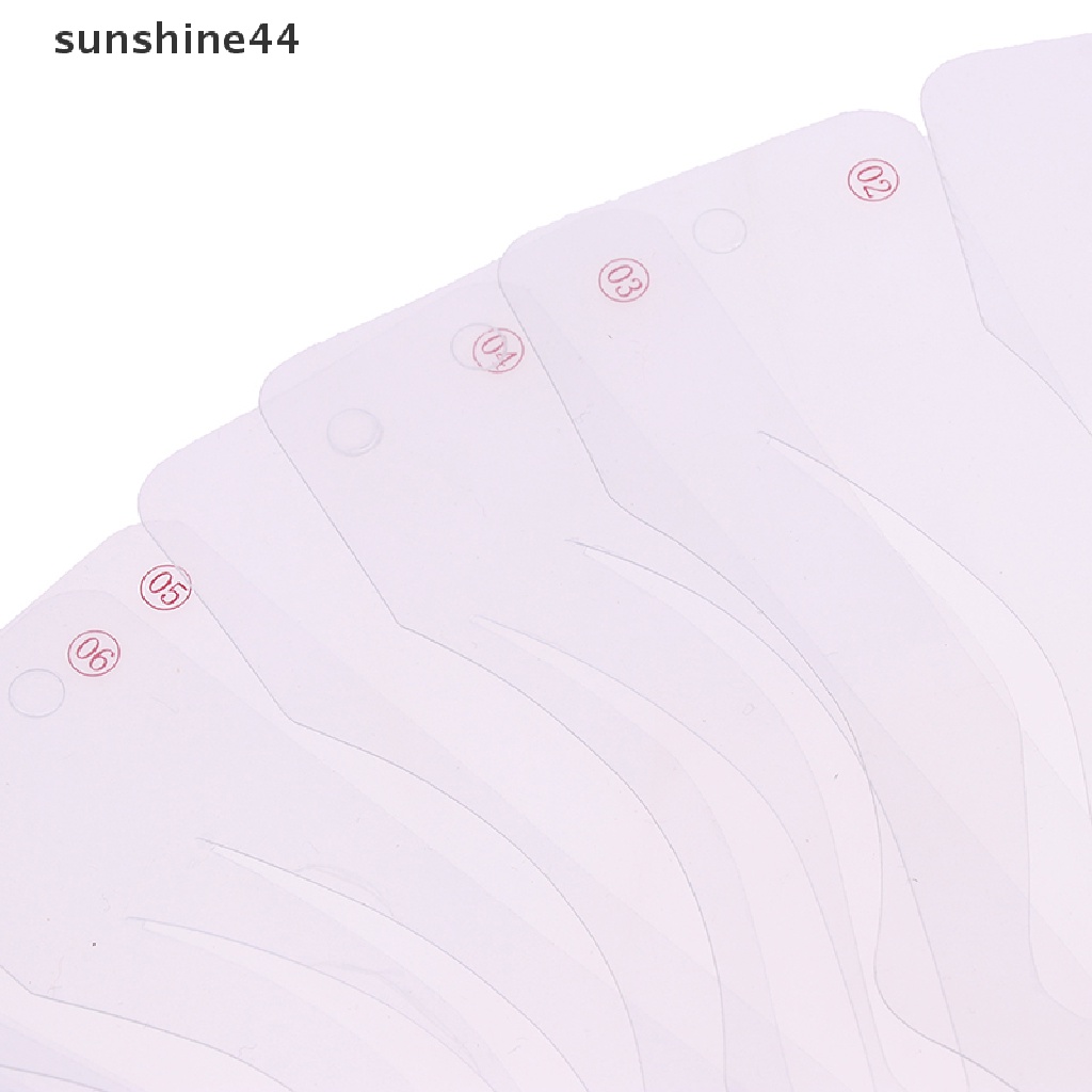 Sunshine 12gaya Pembentuk Alis Membentuk Stensil Grooming Pesona Template Makeup Tool Kit ID