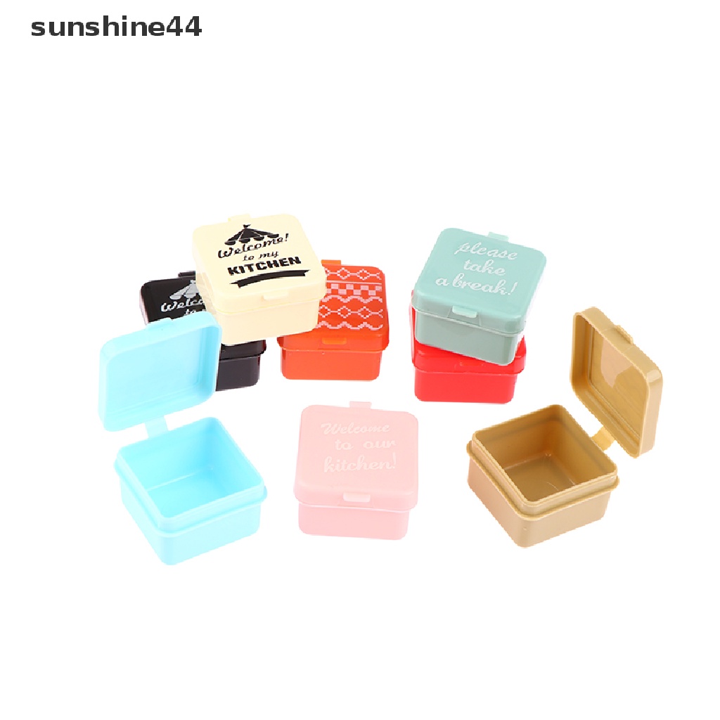 Sunshine Botol Bumbu Dapur Portable Botol Kecap Mini Botol Minyak Pot Kecil Salad ID