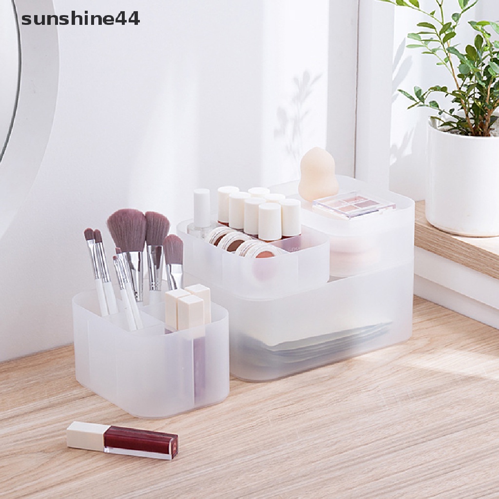 Sunshine Organizer Kosmetik Untuk Kamar Mandi Dresser Kamar Tidur Tahan Lama Kotak Makeup Organizer ID