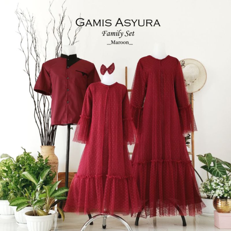 GAMIS SET KELUARGA / COUPLE FAMILY SET / GAMIS ASYURA