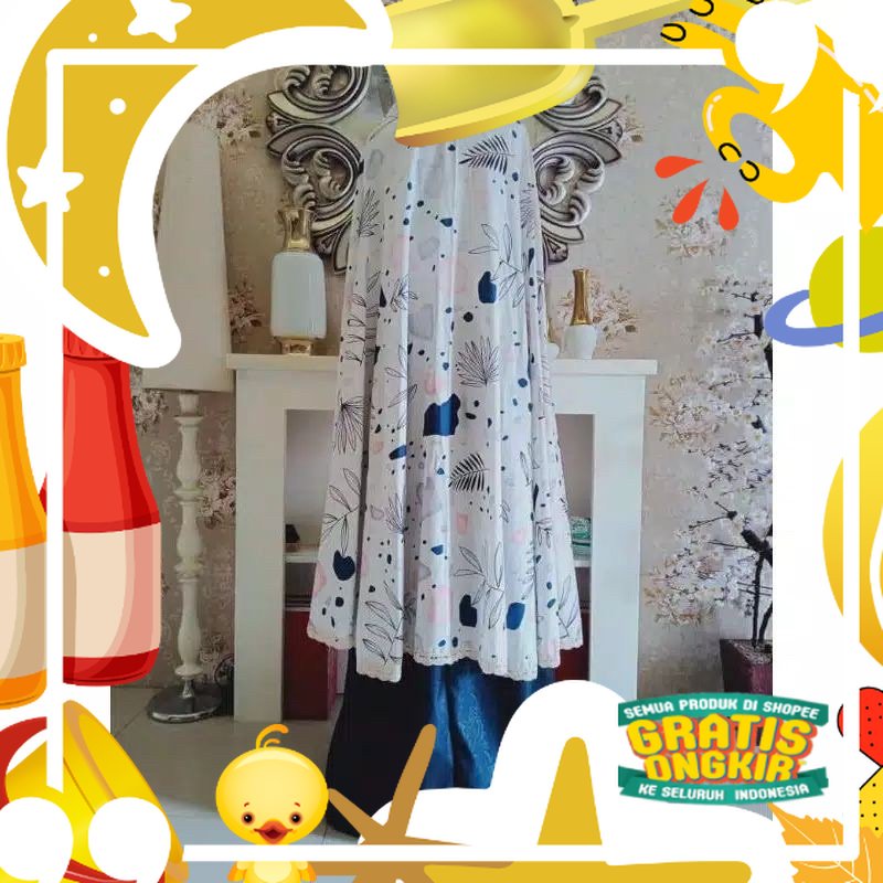 MUKENA TERLARIS  KATUN JUMBO RHEINI COLLECTION/ Trendy 2in1