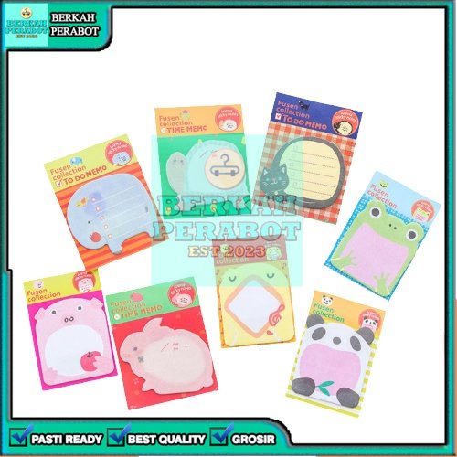 

[BPB] STICKY NOTES TEMPELAN CATATAN KERTAS KARAKTER ANIMAL