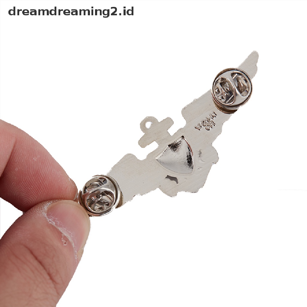 (hot) Sayap As Komando Militer Master Aviator Sayap Logam Lencana Pin Bros//