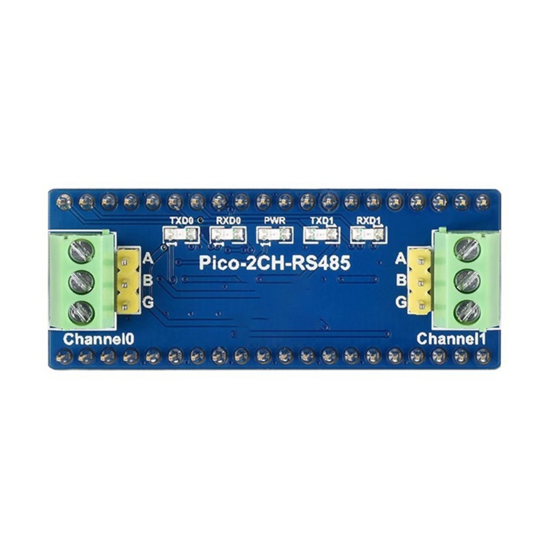 Zzz 2-Channel RS485 Modul Extension Board UART Ke RS485 Untuk Raspberry Pi Pico SP3485 Transceiver Standar Pico Header