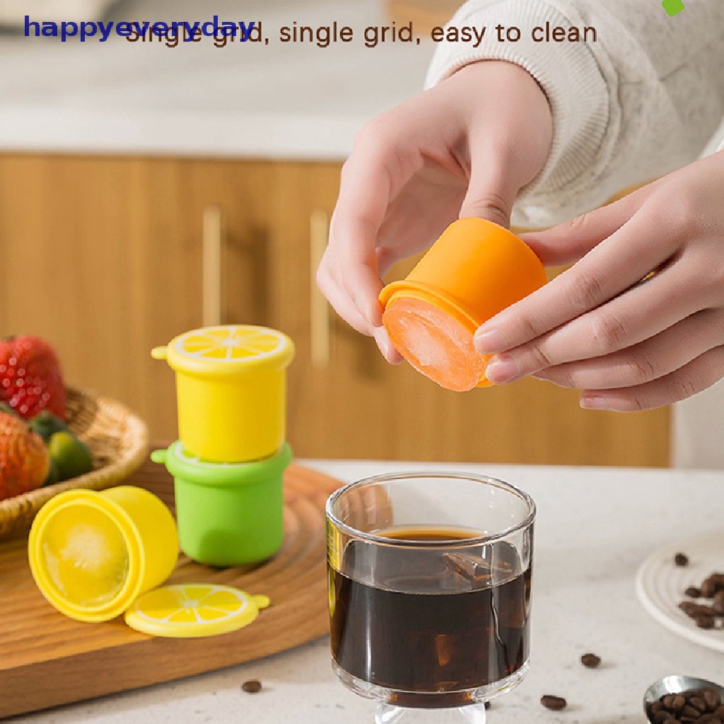 [happy] 1pc Cetakan Es Batu Bola Whiskey Ice Maker Ice Tray Alat Pembuat Pentol Cepat [ID]