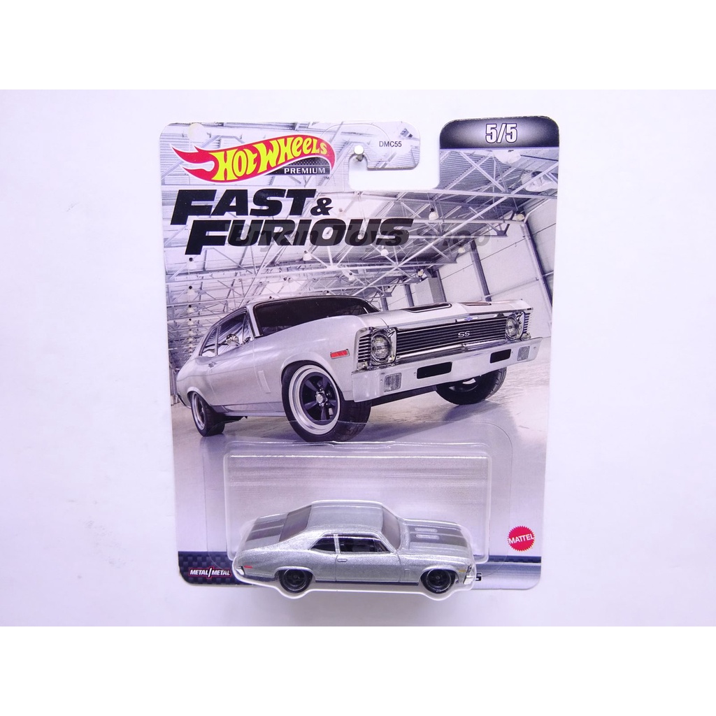 Hot Wheels Premium Fast &amp; Furious 70 Chevrolet Nova SS Abu