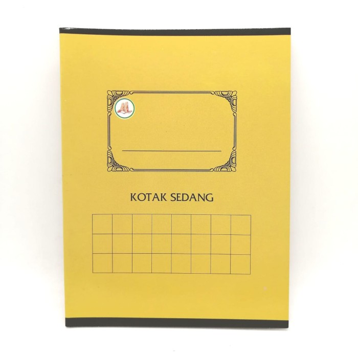 

Buku Tulis Kotak Sedang isi 38 Lembar