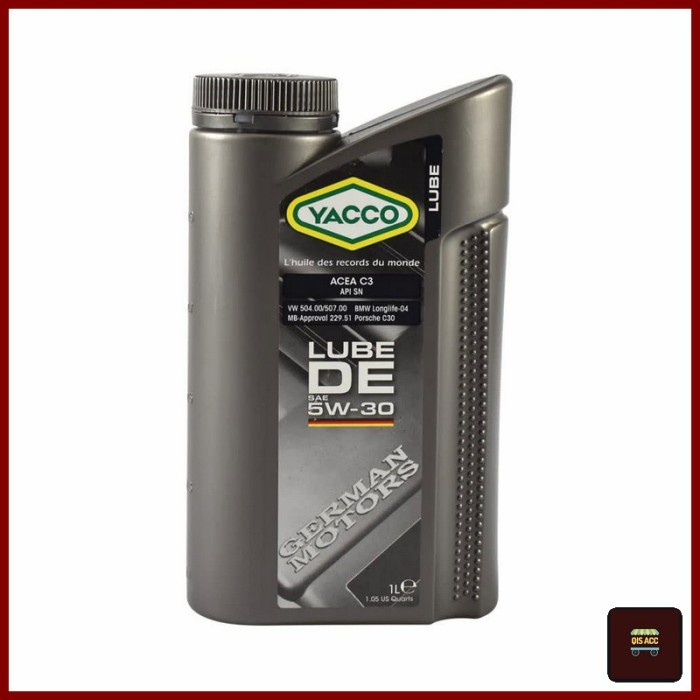 YACCO Oli Mesin Mobil Lube DE SAE 5W-30 1 Ltr