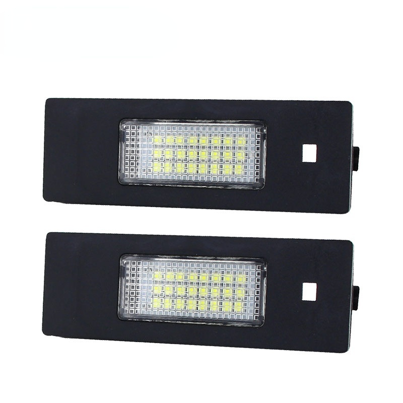 2pcs 24lampu Plat Nomor Led Mobil SMD Putih Untuk BMW Seri1 6 Z E81 E87 E63 E64 E85 E89 (CA245) Canbus Bebas Error