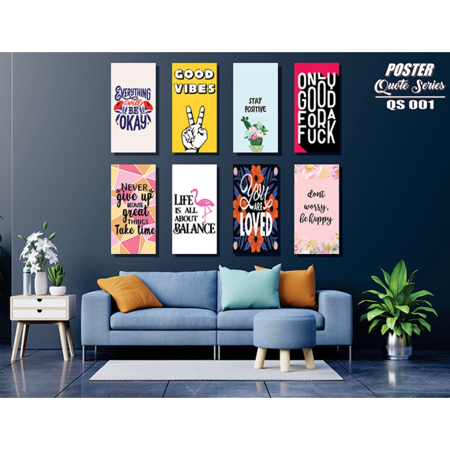 48 Desain Wall Decor Quotes Series v1 CorelDraw v17