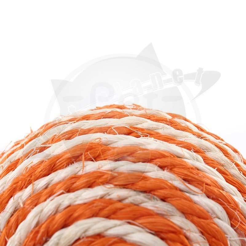 Bola Rajut Mainan Hewan Peliharaan Pembersih Gigi Pelatihan Interaktif Aksesoris Hewan Peliharaan Bola Untuk Cakar Kucing Pelengkapan Kucing Peliharaan