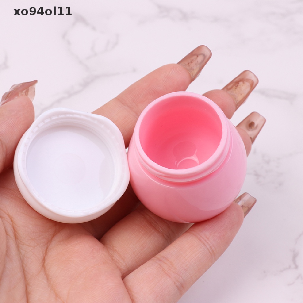 Xo 1Pc Toples Selai Akrilik Transparan Botol Cream Wajah Wadah Bumbu Portable OL