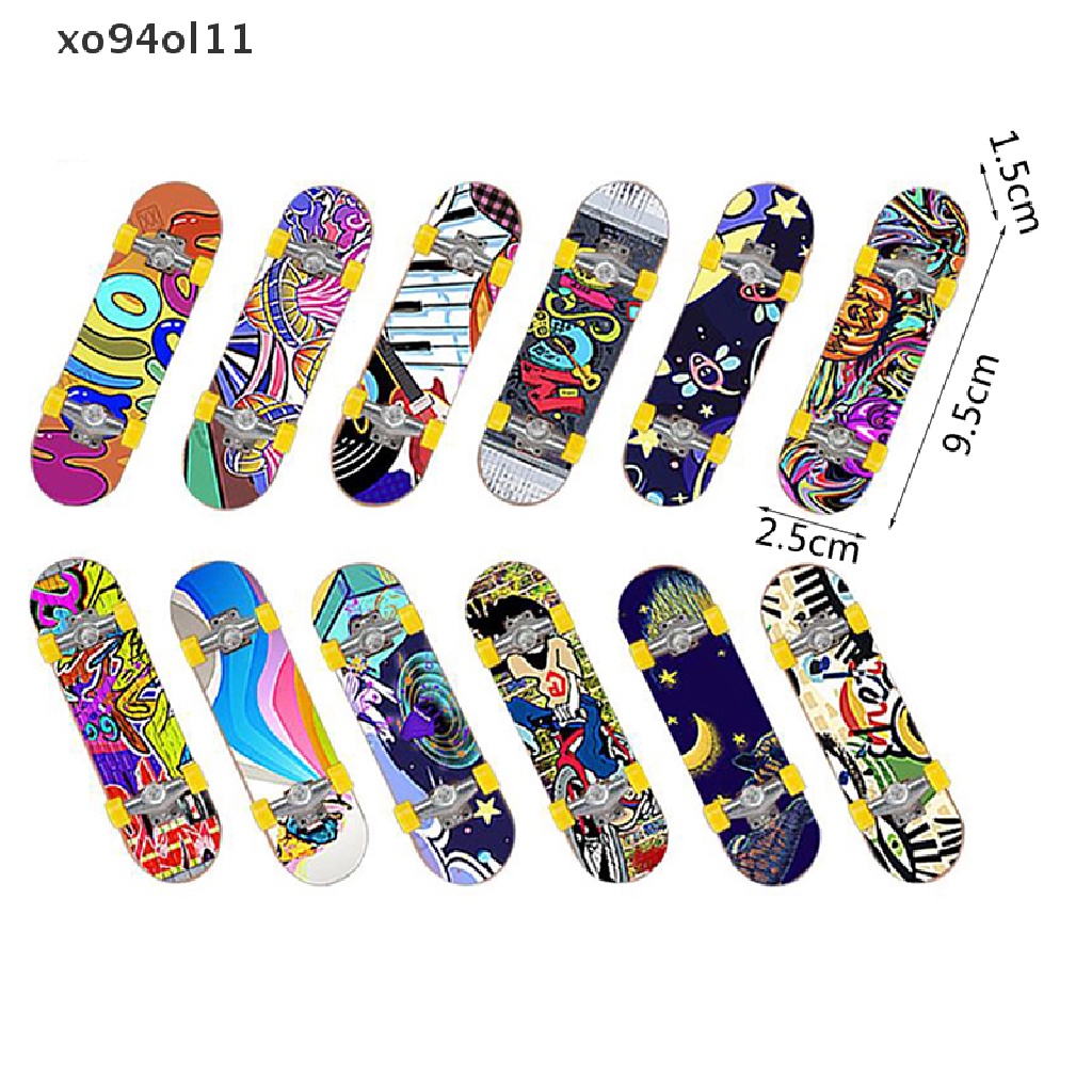 Xo Mini Finger Skag Board Meja Game Mainan Anak Fingerboard Scooter OL