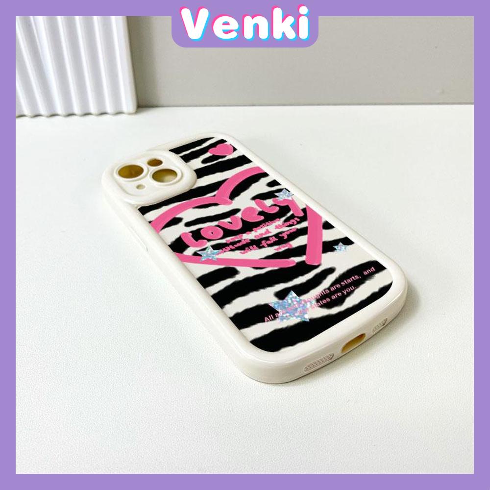 Case for iPhone 11 Soft TPU Glossy Round Edges Case Black White Stripes and Heart Camera Protection Shockproof For iPhone 14 13 12 11 Pro Max 7 8 Plus X XR