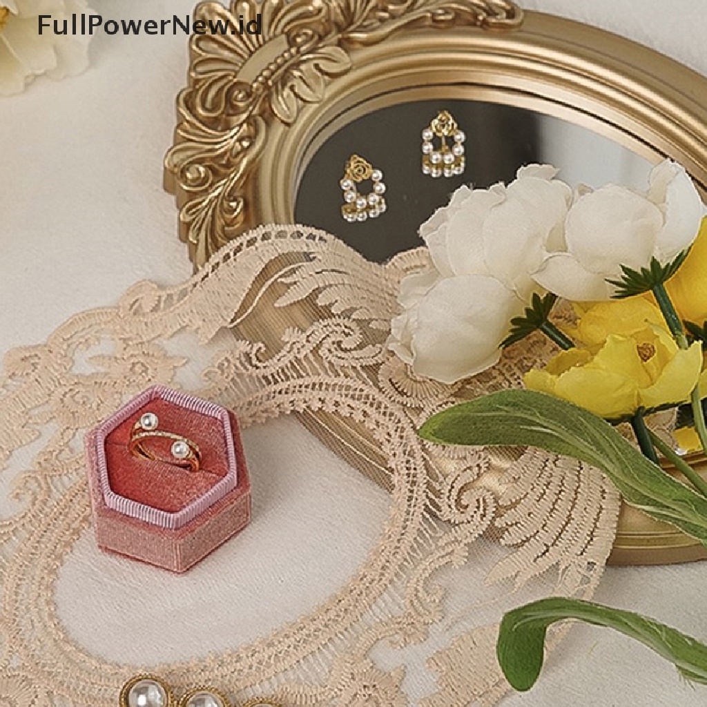 Power 1Pc Cermin Dinding Vintage Gantung Hias Retro Dekorasi Rumah Meja Oval Mirror ID