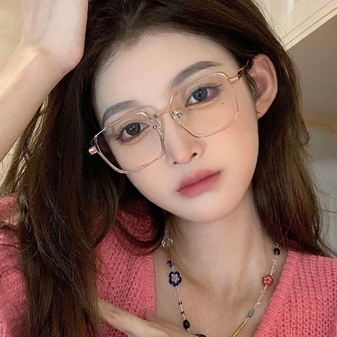 Kacamata Korea Kotak 2343 Kacamata Cat Eye, Kacamata Anti Radiasi Kaca Mata Minus Wanita Pria Normal , Kacamata Gaya, Kacamata Kotak / BS