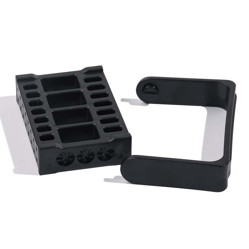 Mxbeauty Tempat Penyimpanan Kepala Gerinda Salon Kuku Nail Art Tips Wadah Penyimpanan Aksesoris Manicure Organizer Box Kepala Gerinda Bit Holder Nail Polishing Head Stand