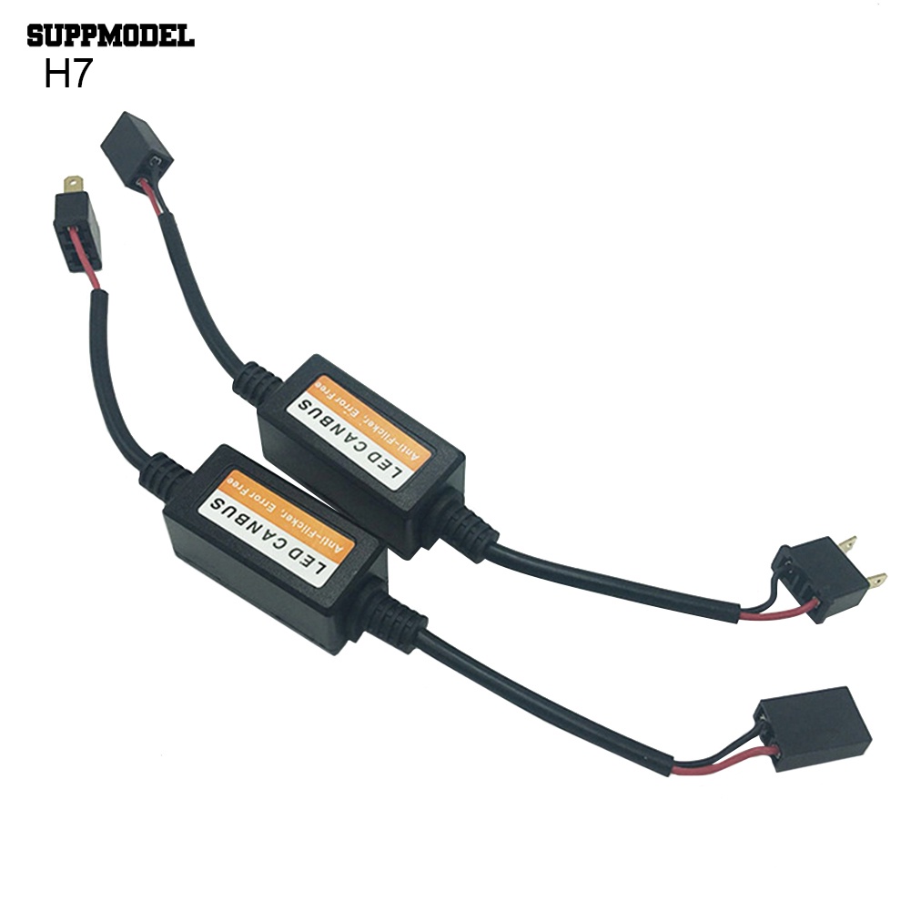 Suppmodel 1pasang H1 H4 H7 H11 9005/9006mobil Auto Error Free LED Headlight Canbus Decoder
