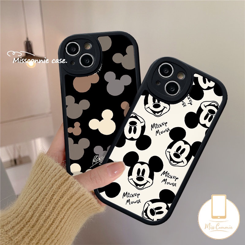 Pasangan Case Realme C55 C30 C31 10 C15 C25s C25Y C17 C35 C53 C12 C20 5 9i 8Pro 6 8i C20A 5 6i 6s 8 5i 7i GT C2 C3 C21Y C11 C17 C21 Kartun Lovely Disney Mickey Mouse Soft Sarung Tpu