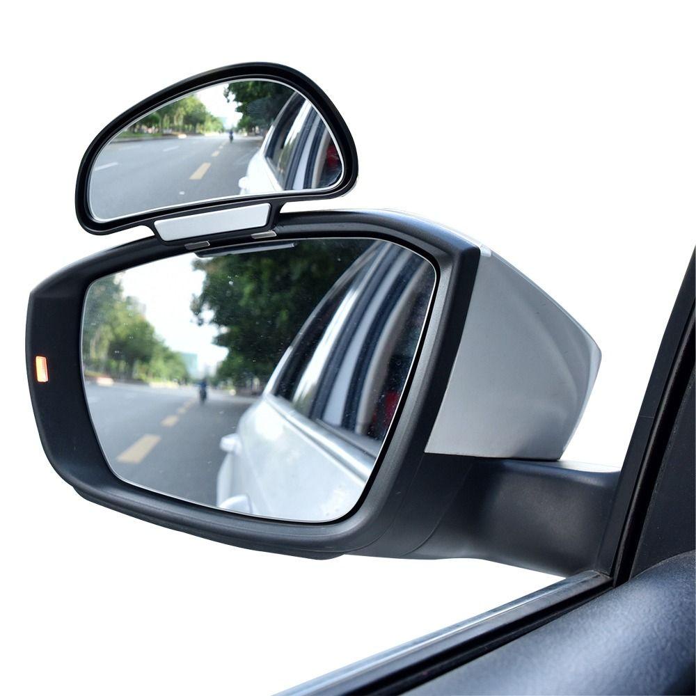 POPULAR Blind Spot Mirror Adjustable Rotatable 360derajat Cermin Samping Mobil